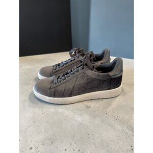 WHITE HOUSE BLACK MARKET Gray Velvet Sneakers Size 7